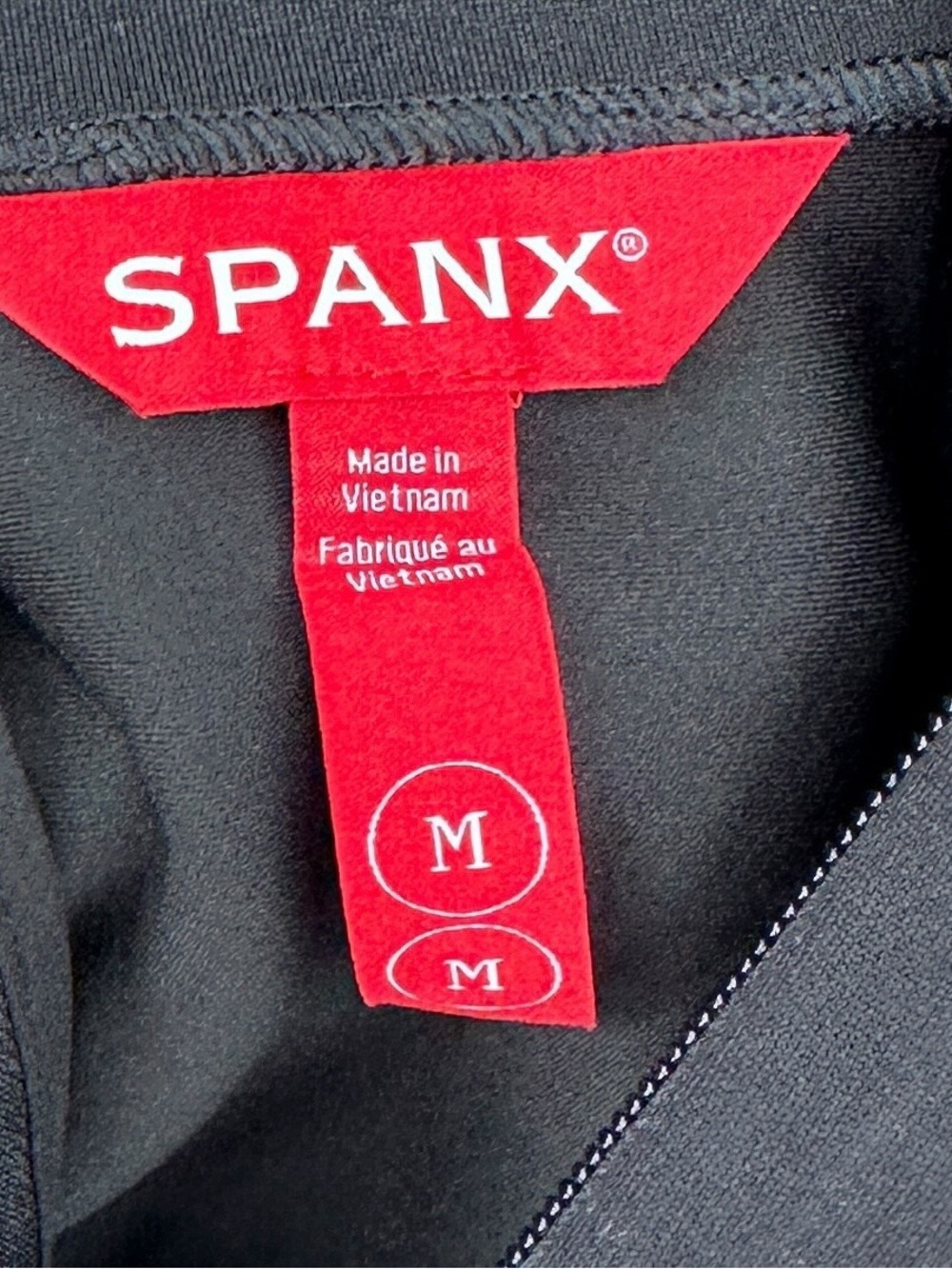New! SPANX Dress Long Sleeve Low Back Bodycon Cocktail Midi Black - Picture 10 of 10